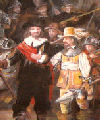 Copy of Rembrandt's Nightwatchmen. Size: 65x86mm
